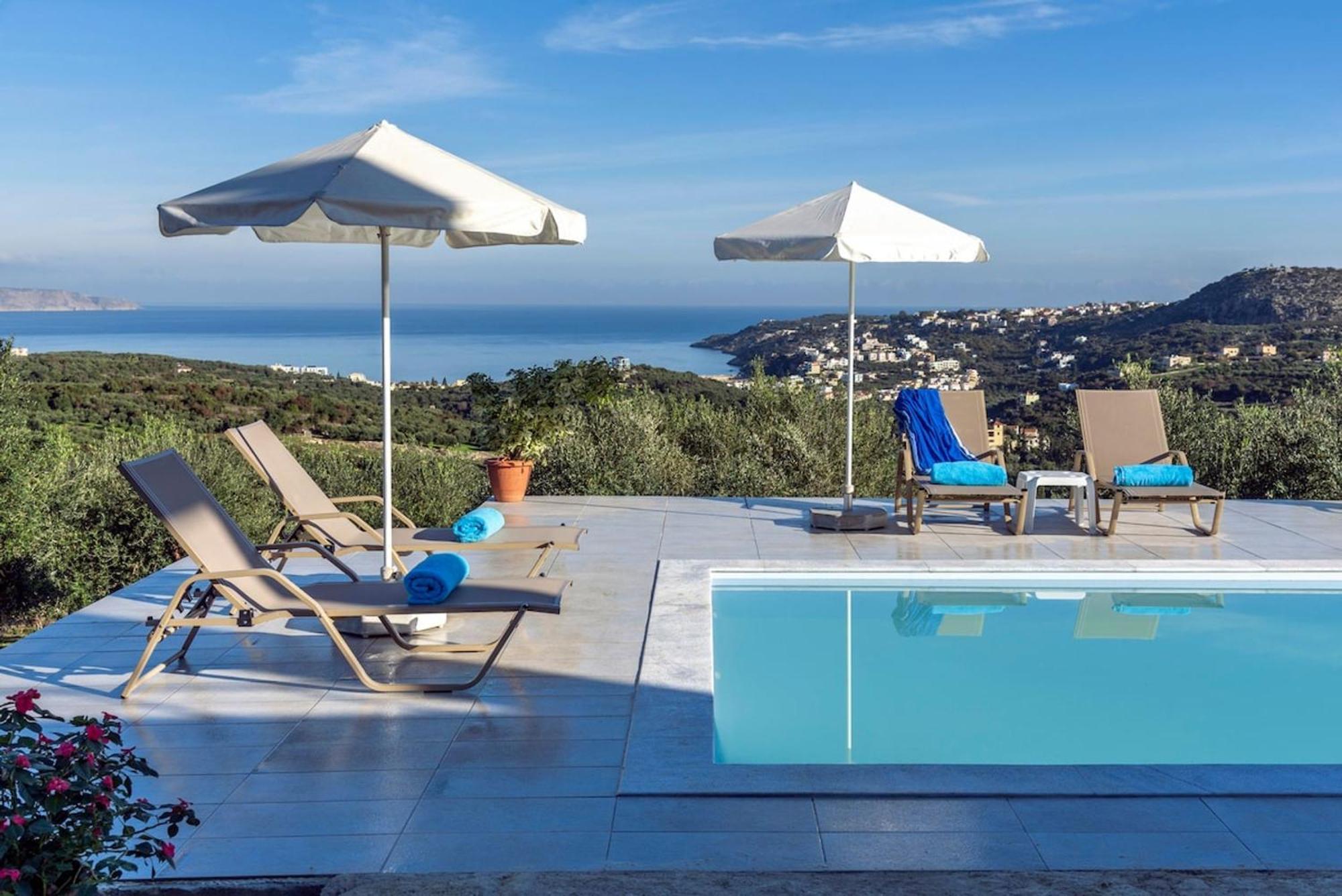 Villa Konstantinos Hilltop Vineyard Escape Almirída Ngoại thất bức ảnh