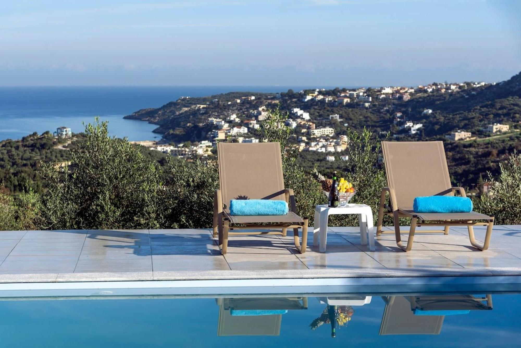 Villa Konstantinos Hilltop Vineyard Escape Almirída Ngoại thất bức ảnh