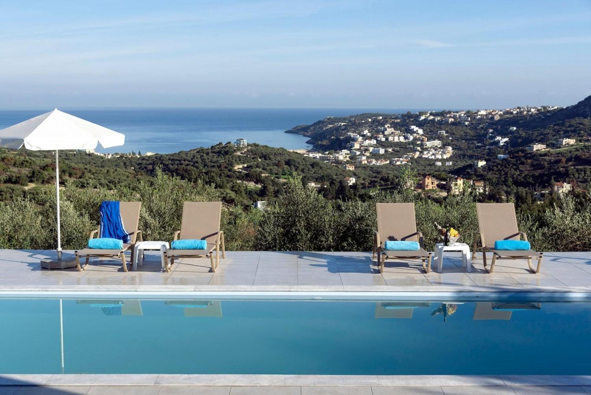 Villa Konstantinos Hilltop Vineyard Escape Almirída Ngoại thất bức ảnh