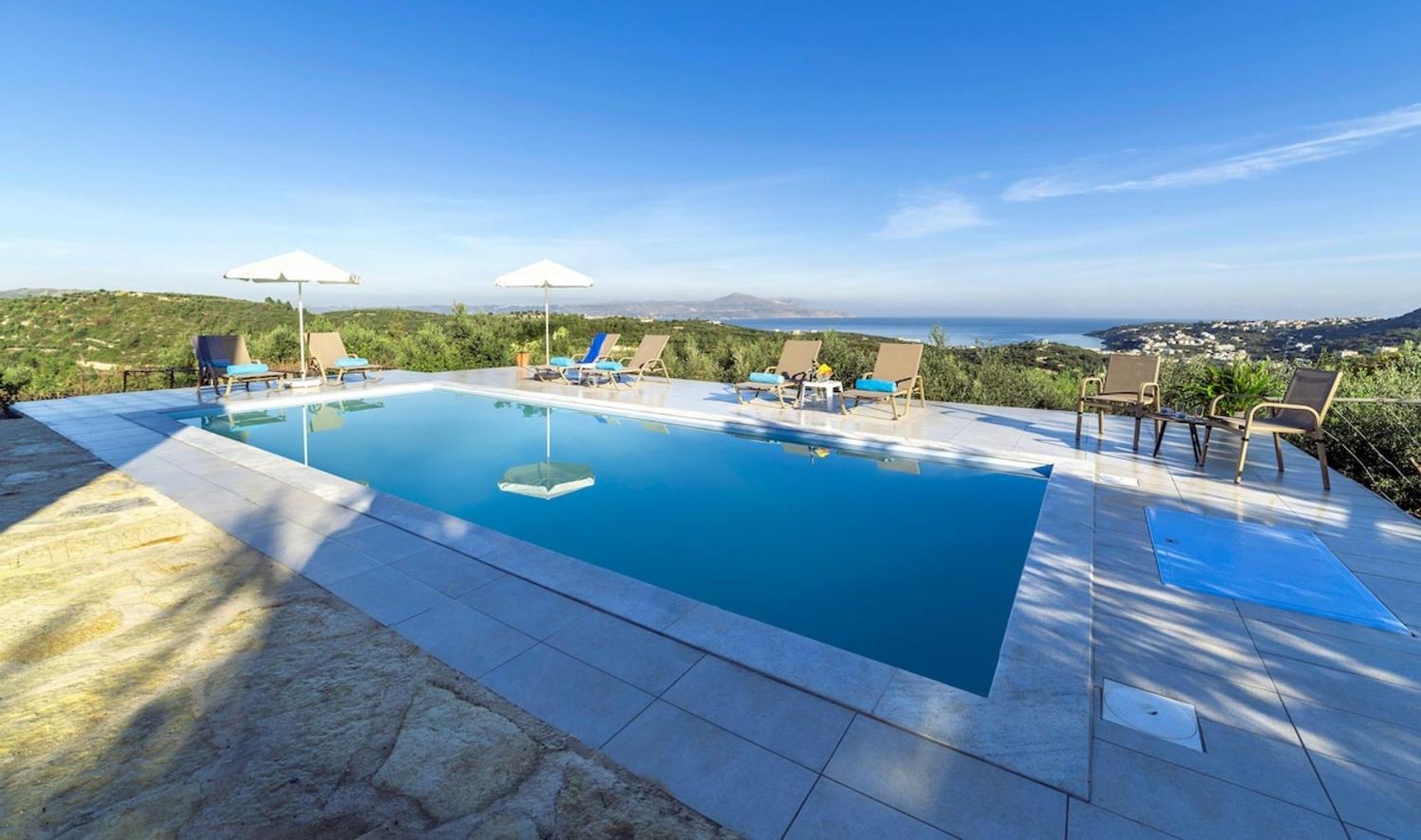 Villa Konstantinos Hilltop Vineyard Escape Almirída Ngoại thất bức ảnh