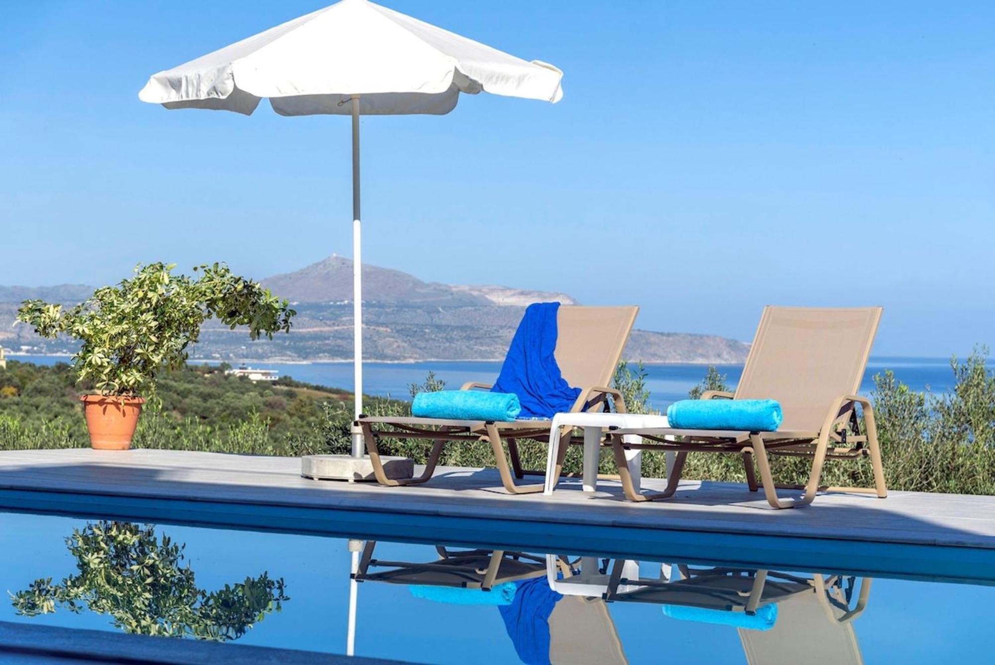Villa Konstantinos Hilltop Vineyard Escape Almirída Ngoại thất bức ảnh