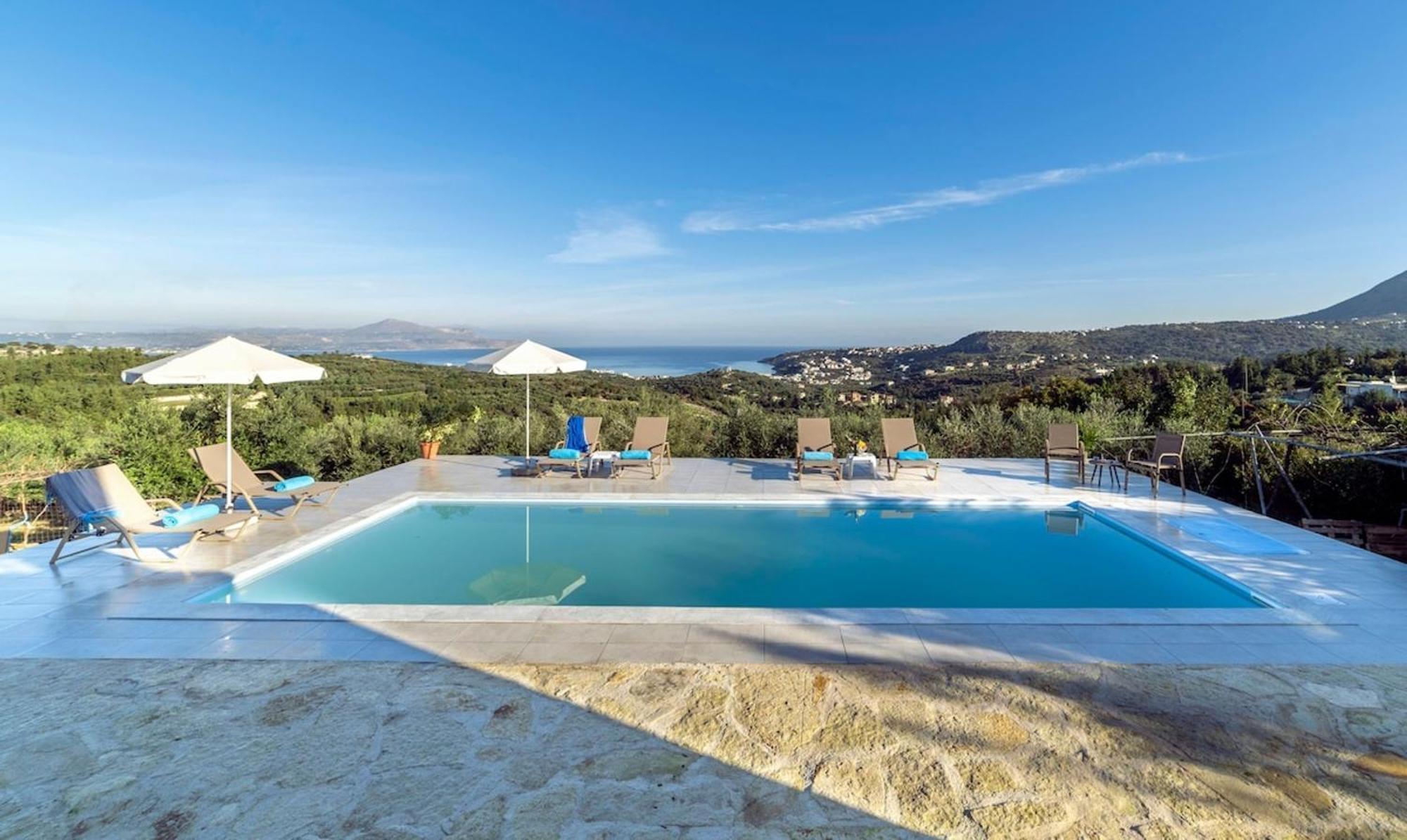 Villa Konstantinos Hilltop Vineyard Escape Almirída Ngoại thất bức ảnh