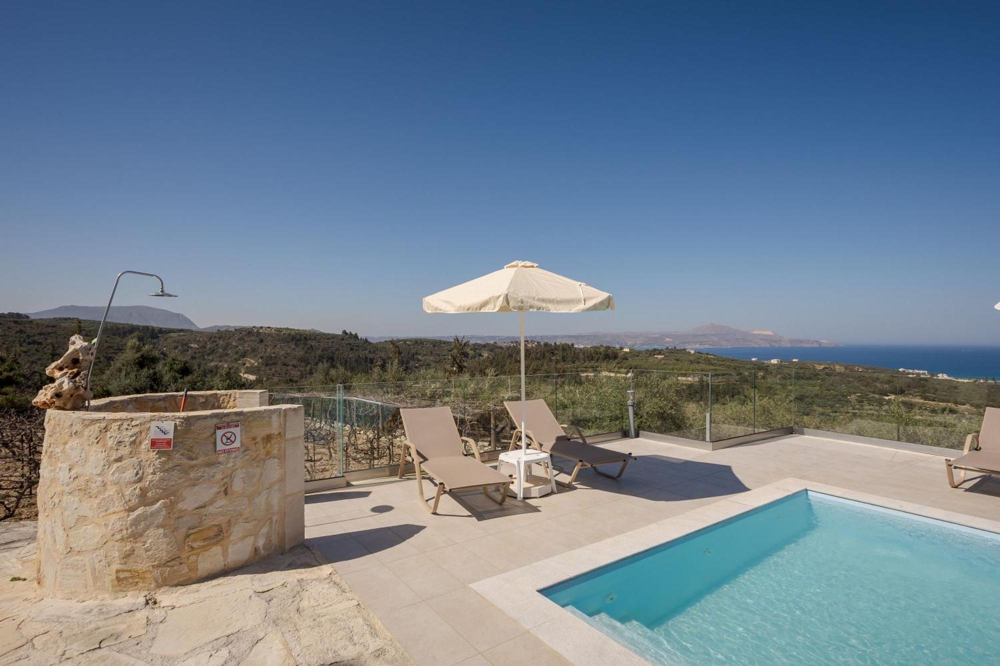 Villa Konstantinos Hilltop Vineyard Escape Almirída Ngoại thất bức ảnh