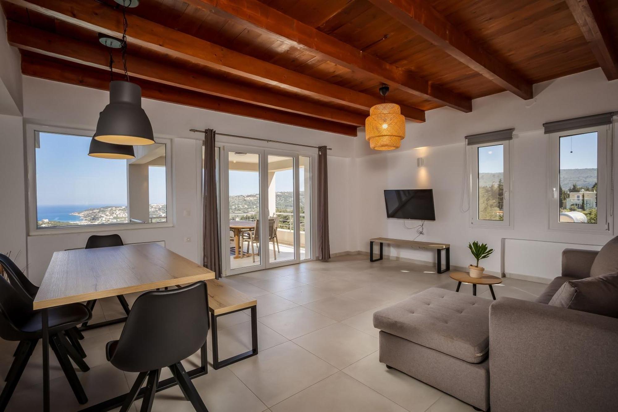 Villa Konstantinos Hilltop Vineyard Escape Almirída Ngoại thất bức ảnh