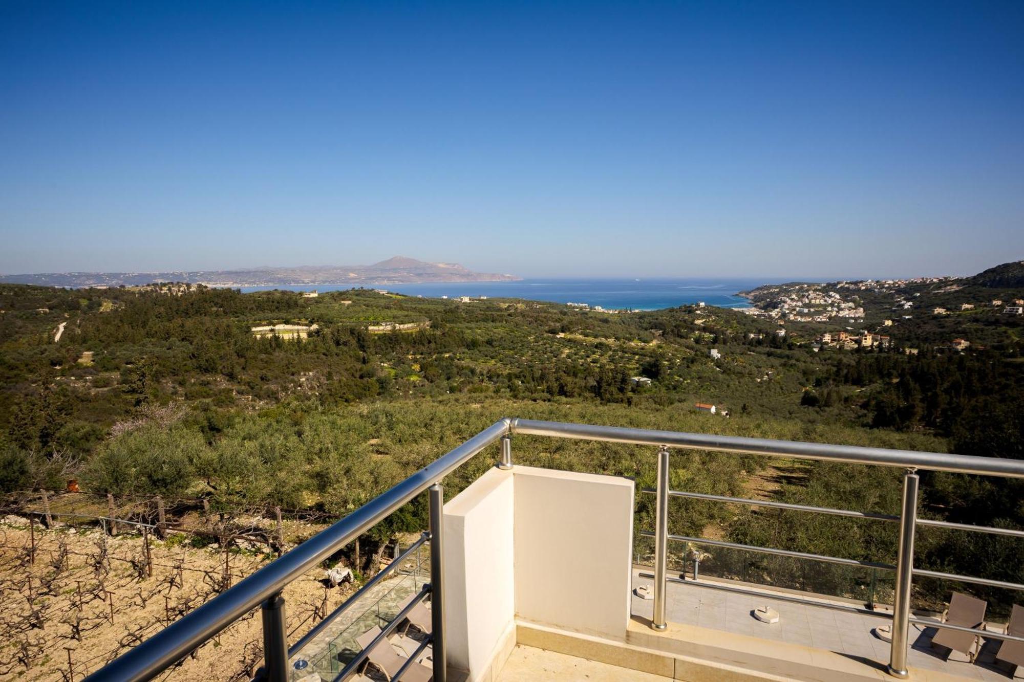 Villa Konstantinos Hilltop Vineyard Escape Almirída Ngoại thất bức ảnh