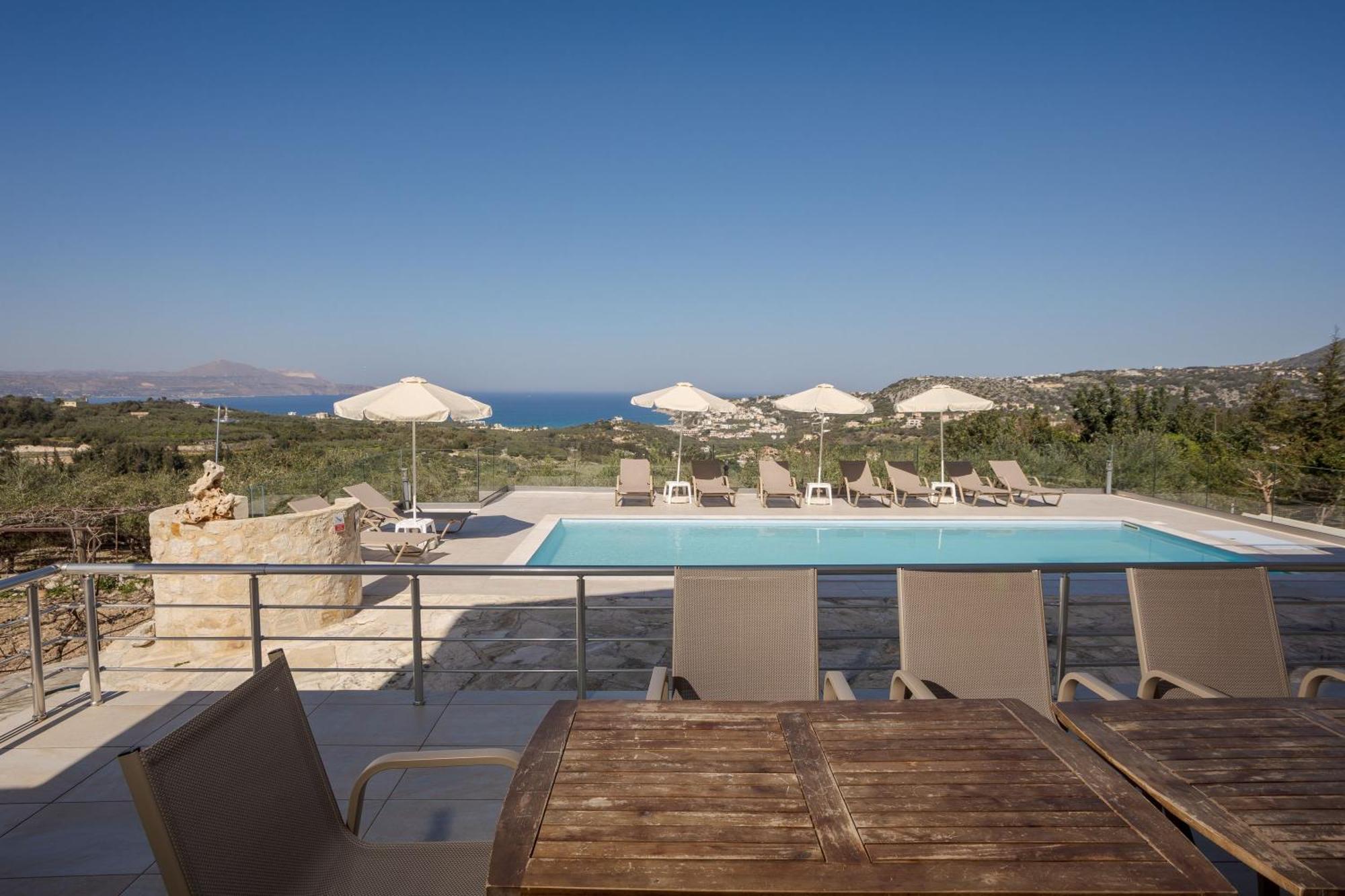 Villa Konstantinos Hilltop Vineyard Escape Almirída Ngoại thất bức ảnh