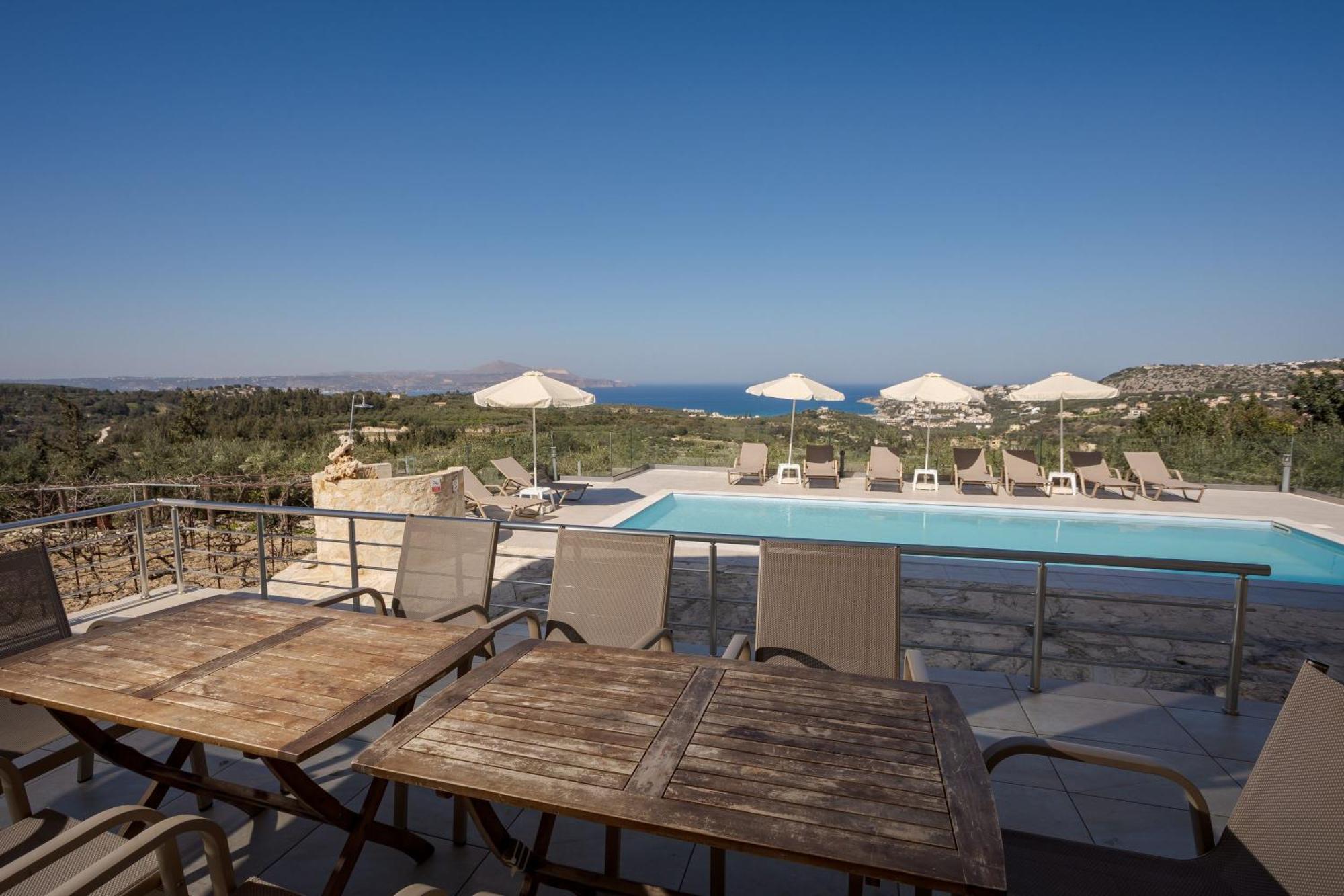 Villa Konstantinos Hilltop Vineyard Escape Almirída Ngoại thất bức ảnh